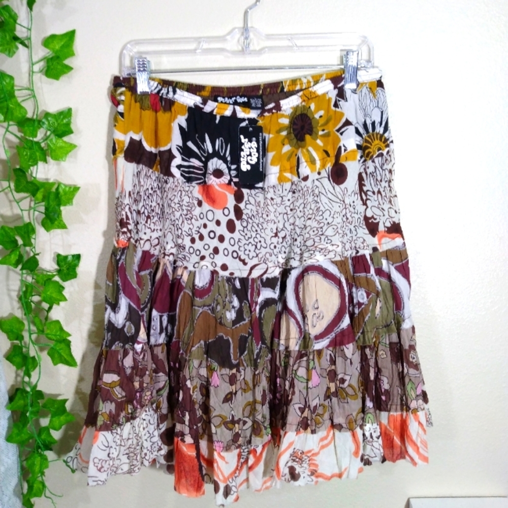 Planet Gold skirt boho large